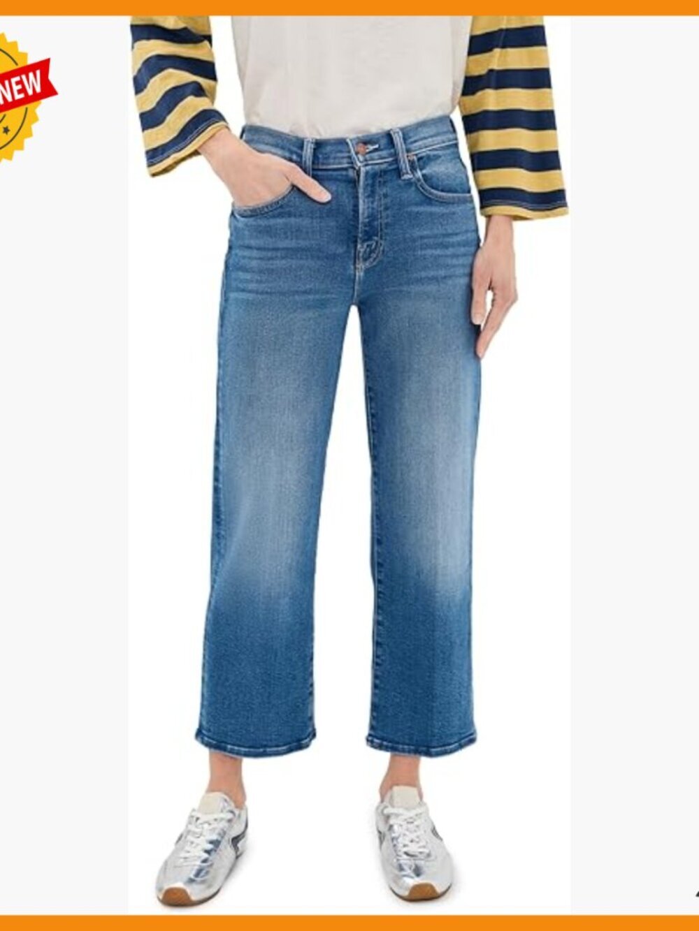 Petite Mid Rise Zip Ankle Jeans, Stretch Denim, 5-Pocket Style